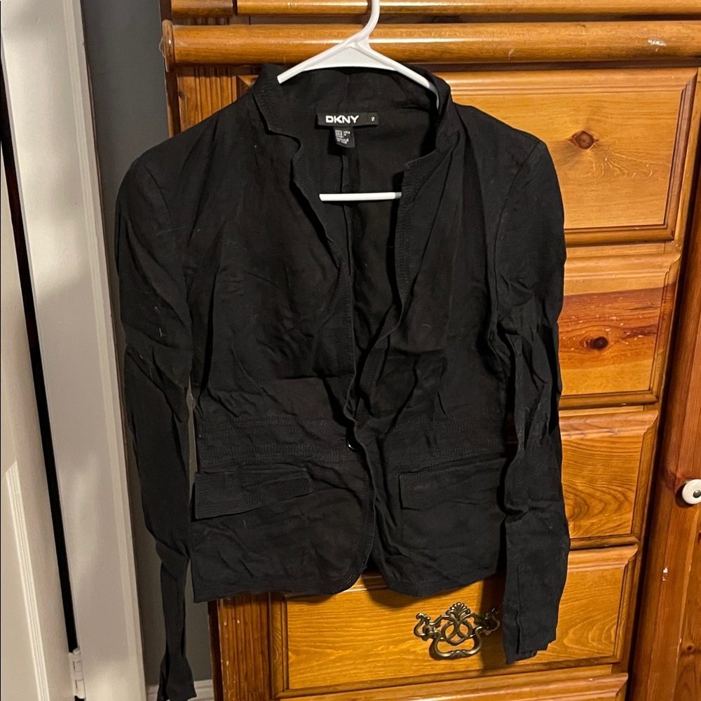 DKNY Women's Elegant Black Suit Jacket